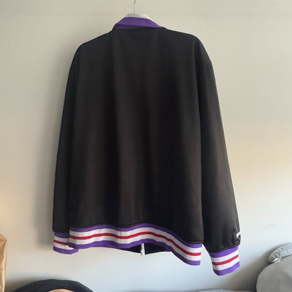 Toronto Raptors NBA Bomber Jacket Satin‎ Mitchell Ness Basketball Mens L. -Read - Picture 11 of 16